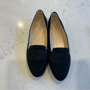 Nine West women’s black loafers.  Like new